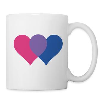 Rainbow Flag I LGBT I Bisexual Pride I Bisexual - Tasse - Weiß - Rechts