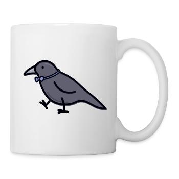 Süße Krähe - Tasse - Weiß - Rechts