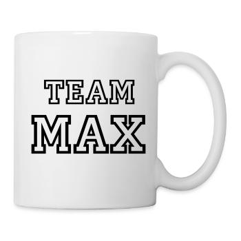 TEAM MAX Dog Name Male TeamTricot - Mug - white - Right
