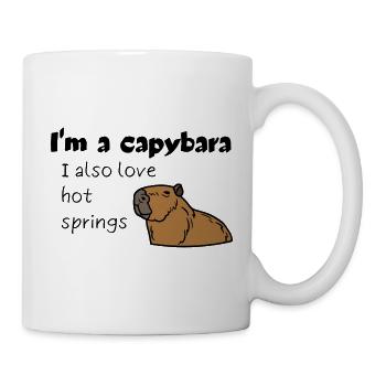Je suis un capybara - Mug blanc - blanc - Droite