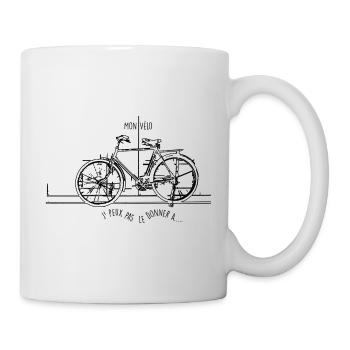 VELO DESIGN - Mug blanc - blanc - Droite
