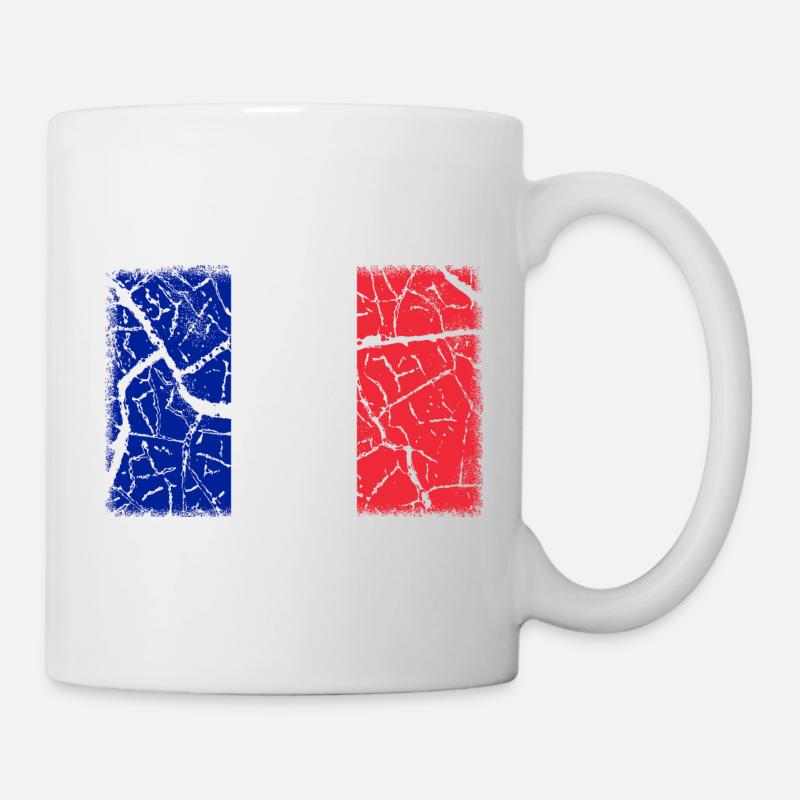 Frankreich - Tasse - Weiß