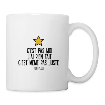 J'ai Rien Fait ! - Mug blanc - blanc - Droite