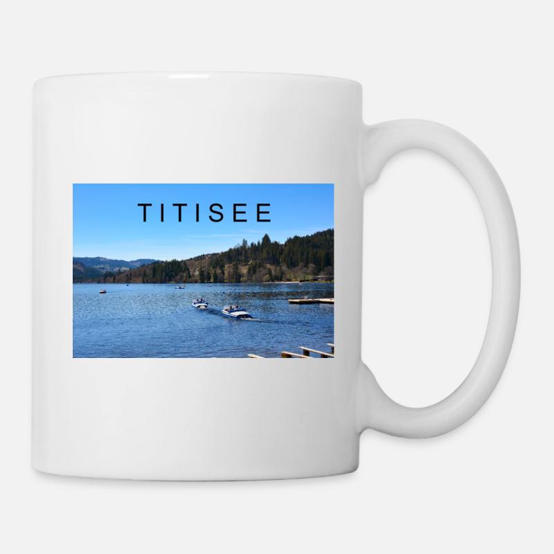Titisee im Schwarzwald - Tasse - Weiß