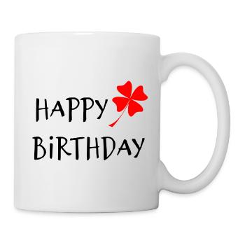 JAHRESTAG. ALLES GUTE ZUM GEBURTSTAG!. ALLES GUTE ZUM GEBURTSTAG!. - Tasse - Weiß - Rechts
