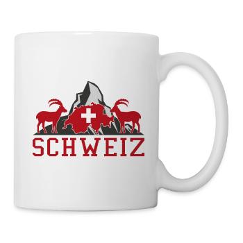 Schweiz - Tasse - Weiß - Rechts