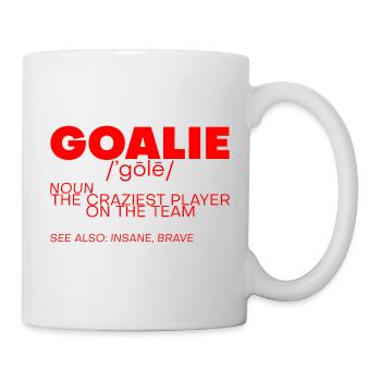 Goalie Gear Goalkeeper Definition 10 - Mug - white - Right