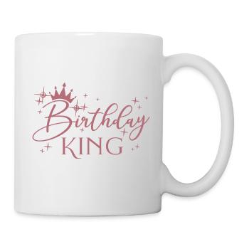 Birthday King - Cadeau de fête d’anniversaire cool pour hommes - Mug blanc - blanc - Droite