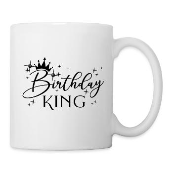 Birthday King - Cadeau de fête d’anniversaire cool pour hommes - Mug blanc - blanc - Droite