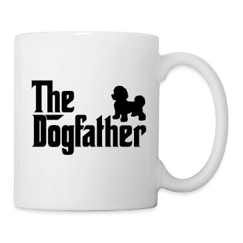 Bichon Frise Dogfather Dog Lover Godfather Style - Mug - white - Right