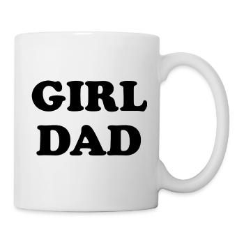 Fille Papa - Mug blanc - blanc - Droite