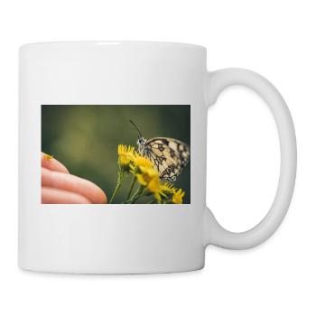 Butterfly from nature - Mug - white - Right