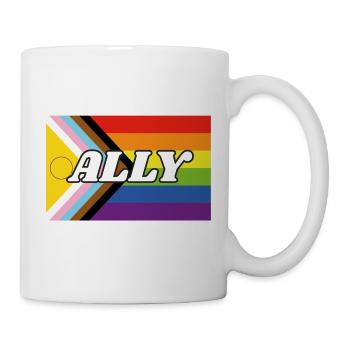 Ally Inclusive Pride Progress Flag - Mug - white - Right