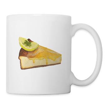 Lemon cake cheesecake - Mug - white - Right
