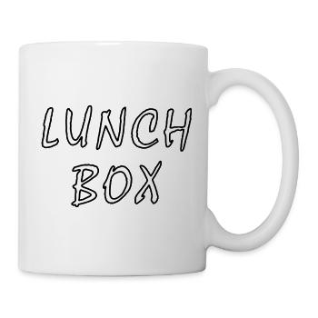 Lunchbox - Dein Bauch Lustiges Motiv - Tasse - Weiß - Rechts
