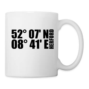 Herford coordinates - Mug - white - Right
