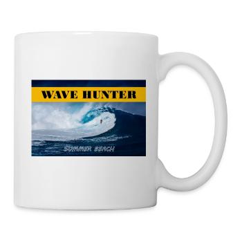 T-shirt ocean Wave Hunter Summer Beach - Mug blanc - blanc - Droite