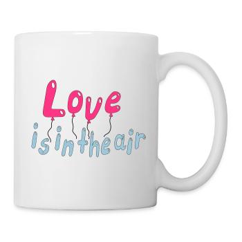 Love is in the air - Tasse - Weiß - Rechts