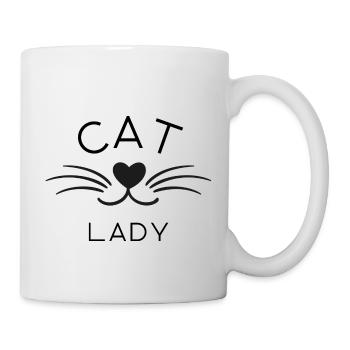 Cat Lady - Tasse - Weiß - Rechts
