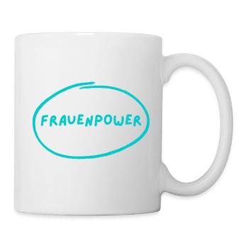 Frauenpower - Heldin des Tages - Tasse - Weiß - Rechts