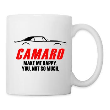 CAMARO ME RENDS HEUREUX, TU N’AS PAS TELLEMENT - Mug blanc - blanc - Droite