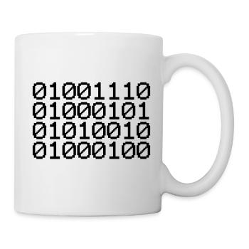 BINARY NERD - Mug - white - Right