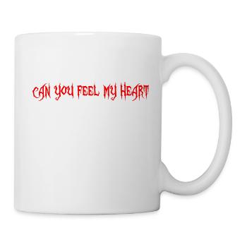 Can You Feel My Heart RED - Mug - white - Right