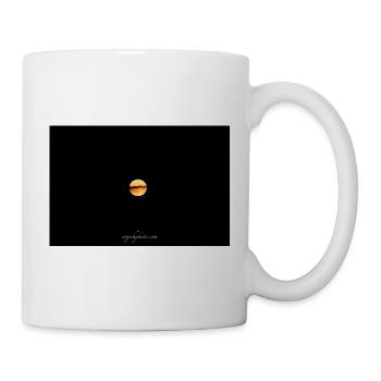 Full moon with cloud - Mug - white - Right
