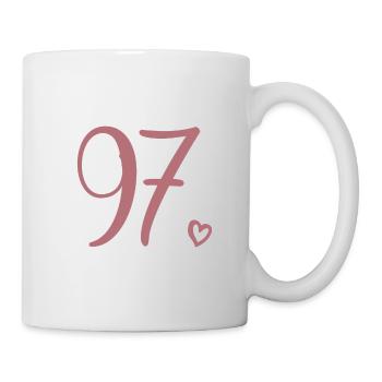 Cute Number 97, 97 Years Old, 97th Birthday Gift - Mug - white - Right