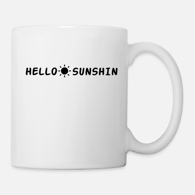 Hallo Sonnenschein - Tasse - Weiß