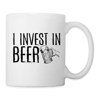 I Invest In Beer 3 - Tasse - Weiß - Rechts