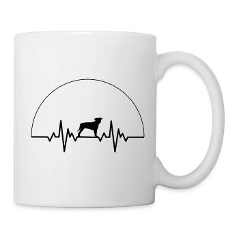 Heartbeat American Stafford Terrier - Mug - white - Right