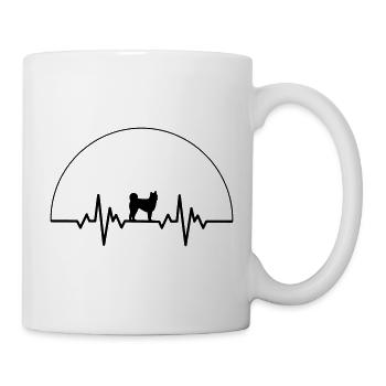 Heartbeat Akita - Mug - white - Right