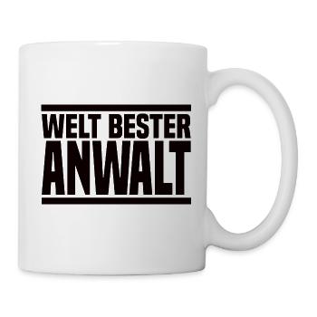 Welt Bester Anwalt - Tasse - Weiß - Rechts