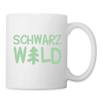 Schwarzwald Tanne Nadelbaum Schwarzwälder - Tasse - Weiß - Rechts