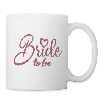 Braut, um süß zu sein Zukunft Frau Braut Dusche Hochzeit - Tasse - Weiß - Rechts