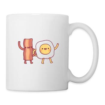 Mignon bacon et œuf meilleurs amis - Mug blanc - blanc - Droite