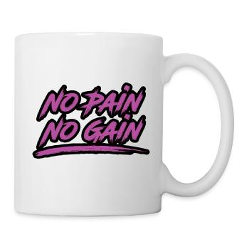 No Pain No Gain - Mug - white - Right