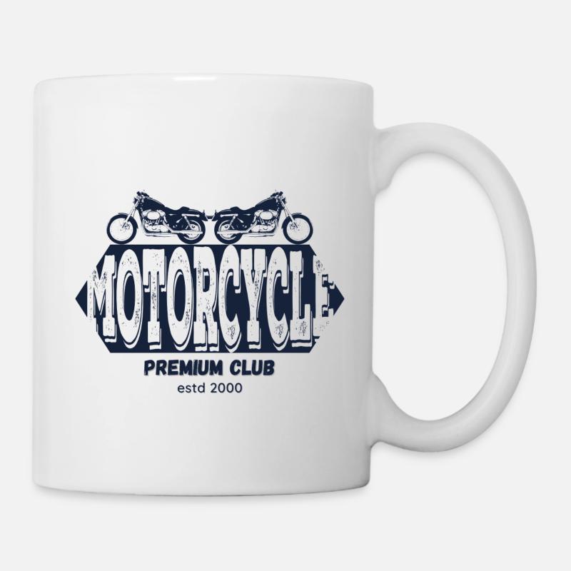 Biker style vintage - Mug blanc - blanc