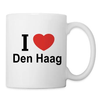 Ich liebe Den Haag - Tasse - Weiß - Rechts