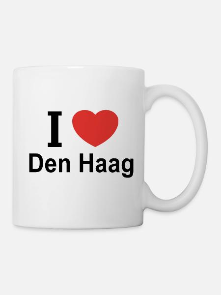 Ich liebe Den Haag - Tasse - Weiß