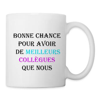 idée cadeau départ métier ou profession - Mug blanc - blanc - Droite