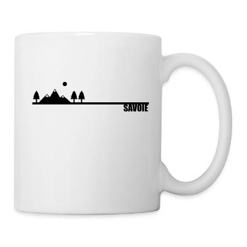 Savoie paysage montagnes - Mug blanc - blanc - Droite