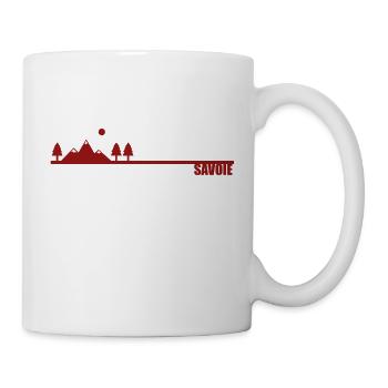 Savoie paysage montagnes - Mug blanc - blanc - Droite