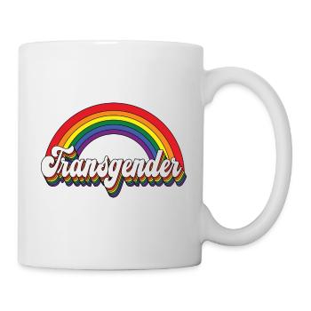 Transgender Trans Pride LGBTQ Queer CSD Rainbow - Mug - white - Right