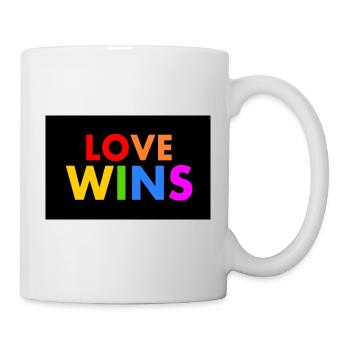 Love wins - Mug - white - Right