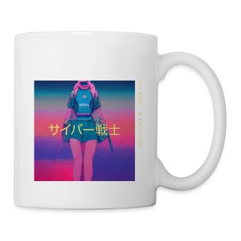 Cyber Warrior Cyberkrieger - Mug - white - Right