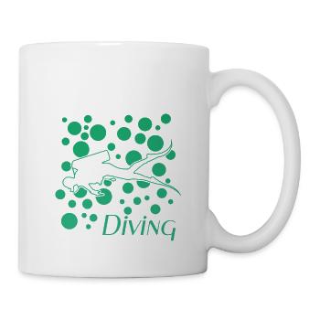 Scuba diving - Tasse - Weiß - Rechts