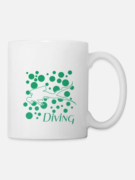 Scuba diving - Tasse - Weiß