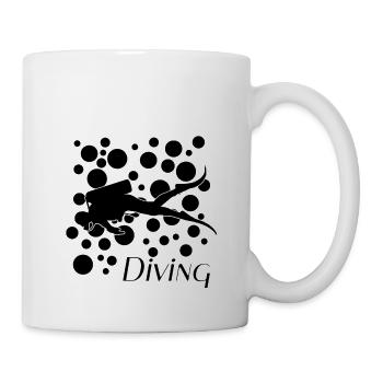 Diver - Tasse - Weiß - Rechts
